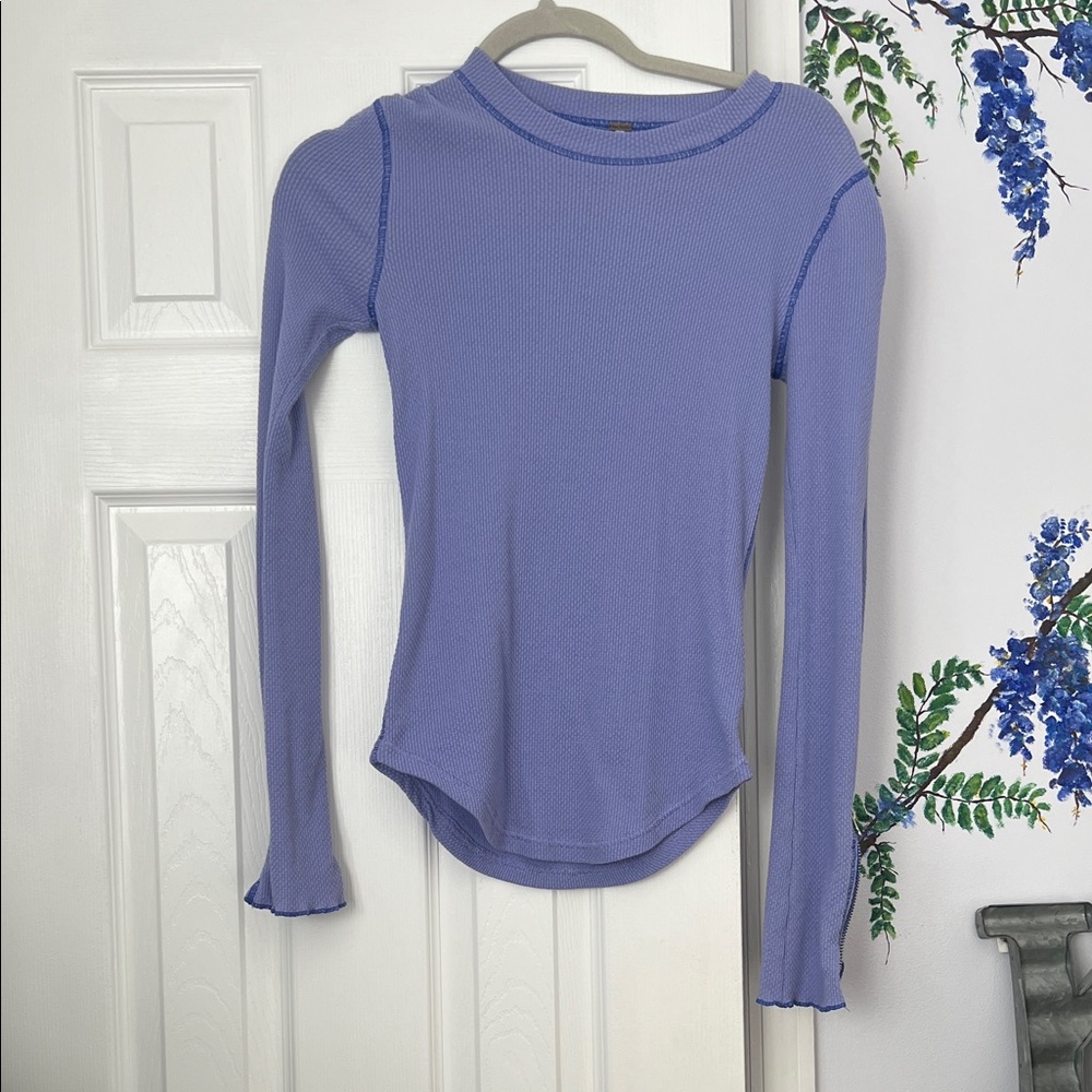 Women's Purple Long Sleeve Top